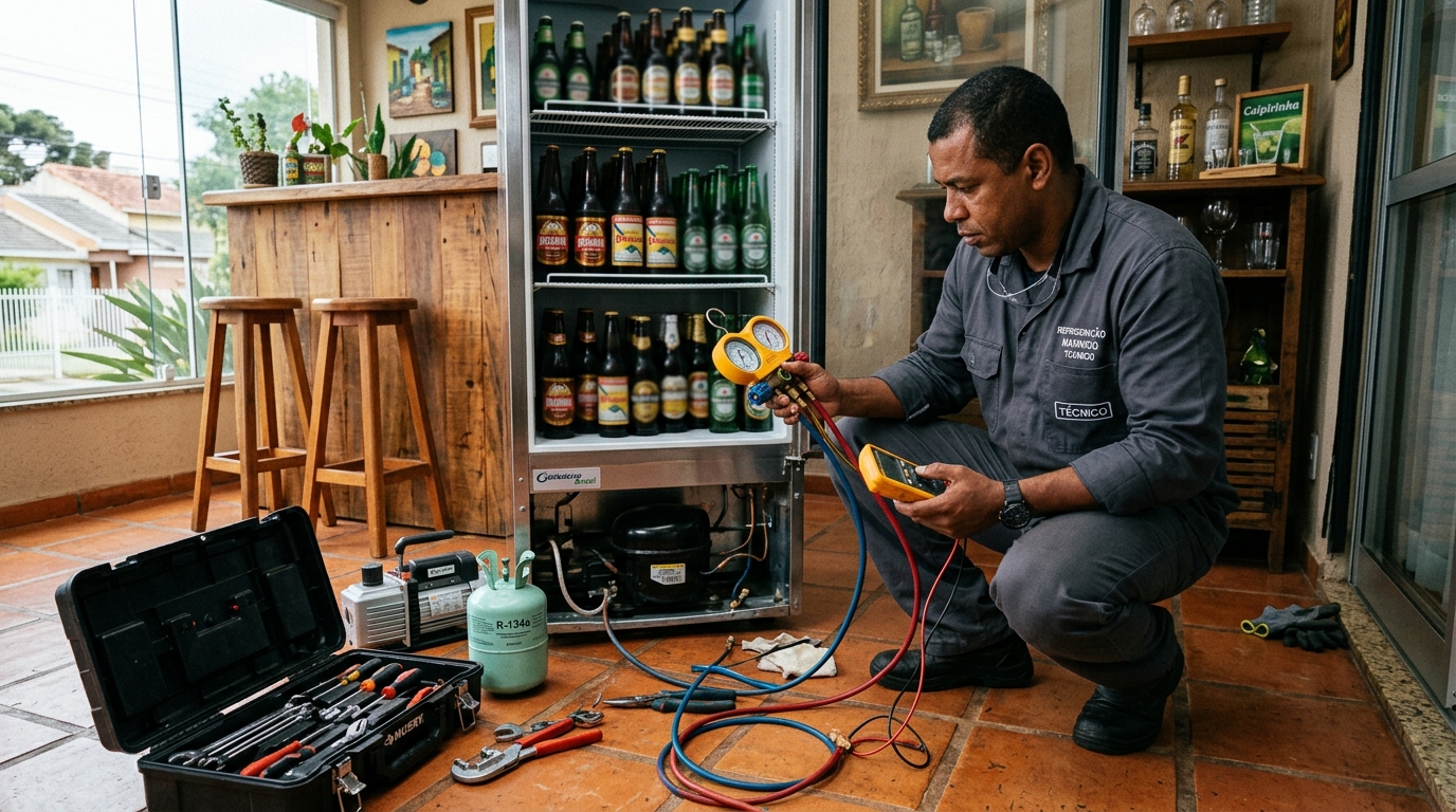 Técnico de refrigeração comercial perto de mim em Ribeirão Preto‑SP