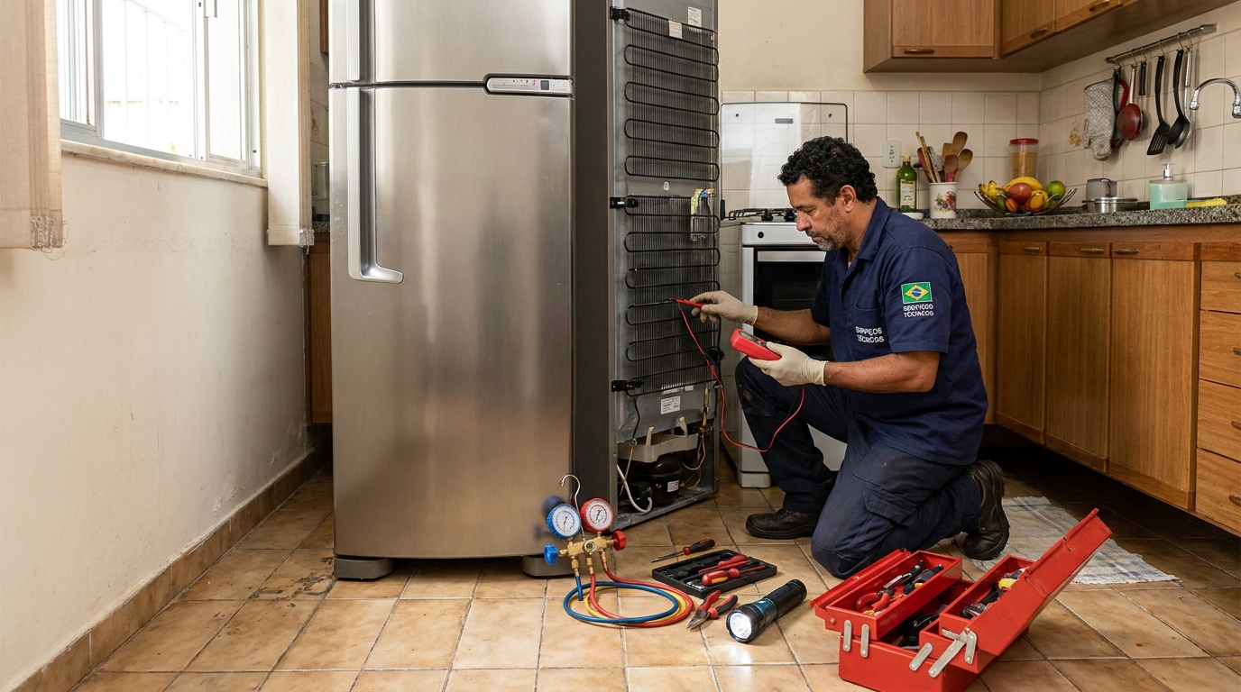 Técnico de geladeira perto de mim em Ribeirão Preto‑SP